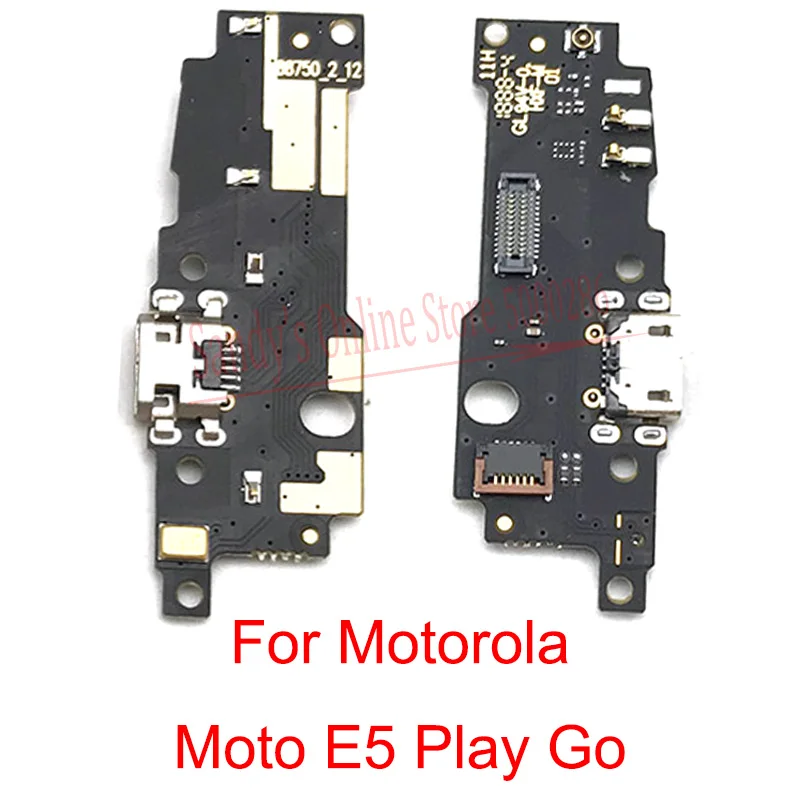 

USB-порт для зарядки док-станции гибкий кабель для Motorola MOTO E5 Play Go USB зарядная плата подключение гибкий кабель запасные части