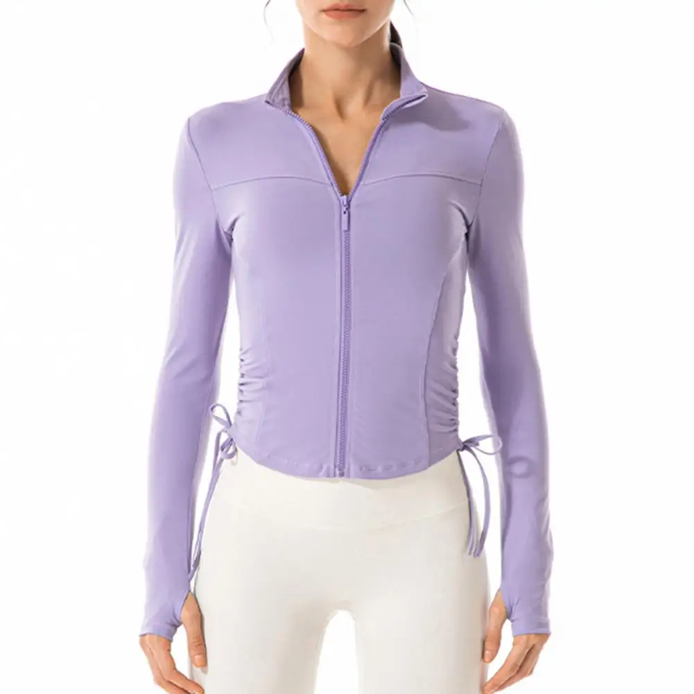 Yoga Top High Elastic Semi-high Collar Fitness Top Sport Wear Simple Sport Shirt
Yoga Top High Elastic Semi-high Collar Fitness Top Sport Wear Simple Sport Shirt