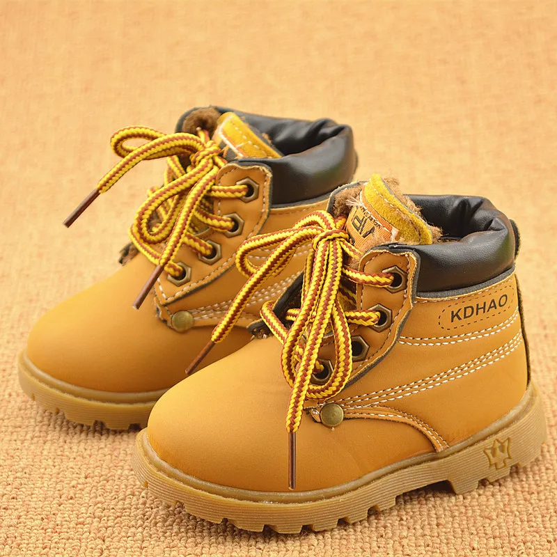 

Newest Autumn Winter Children Sneakers Martin Boots Kids Shoes Boys Girls Snow Boots Casual Shoes Girls Boys Plush Boots