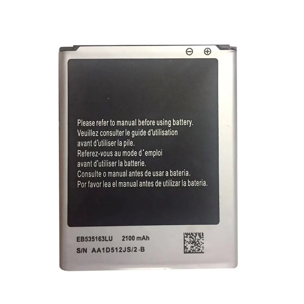 Сменный аккумулятор EB535163LU для телефона Samsung I9082 Galaxy Grand DUOS I9080 I879 I9118 Neo + i9168 i9060 2100