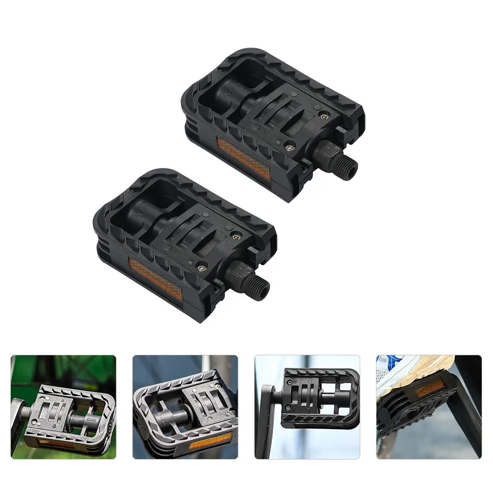 1 Pair of Non-slip Bike Treadle Pedals Nylon Bearing Bike Pedals (Black)
1 Pair of Non-slip Bike Treadle Pedals Nylon Bearing Bike Pedals (Black)