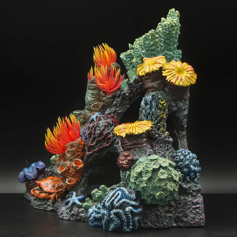 Aquarium Decoration Fish Tank Landscaping Artificial Coral Reef Rockery Large Ornaments Aquascape Landscape Decor Accessories
Aquarium Decoration Fish Tank Landscaping Artificial Coral Reef Rockery Large Ornaments Aquascape Landscape Decor Accessories