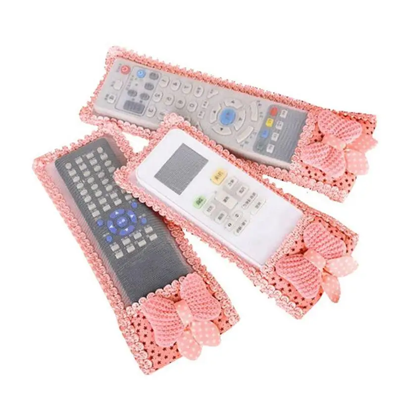 2 Pieces Bowknot Decor Dust-proof TV Air Conditioner Remote Controller Case Cover Protector Lace Fabric
2 Pieces Bowknot Decor Dust-proof TV Air Conditioner Remote Controller Case Cover Protector Lace Fabric