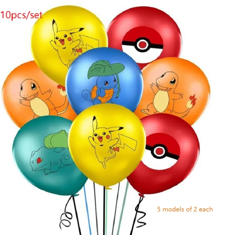 10 шт./компл., Pokemon воздушный шар в виде Пикачу anime 12 дюймов, латексные воздушные шары для детей и взрослых, реквизит для дня рождения, игрушки, п...
10 шт./компл., Pokemon воздушный шар в виде Пикачу anime 12 дюймов, латексные воздушные шары для детей и взрослых, реквизит для дня рождения, игрушки, п...
