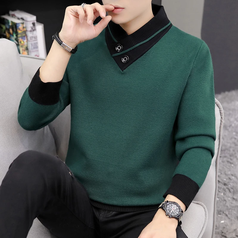 2021 new spring Korean edition irregular personality turtleneck bottom shirt casual wear men's sweaters heaps collar hair stylis
2021 new spring Korean edition irregular personality turtleneck bottom shirt casual wear men's sweaters heaps collar hair stylis