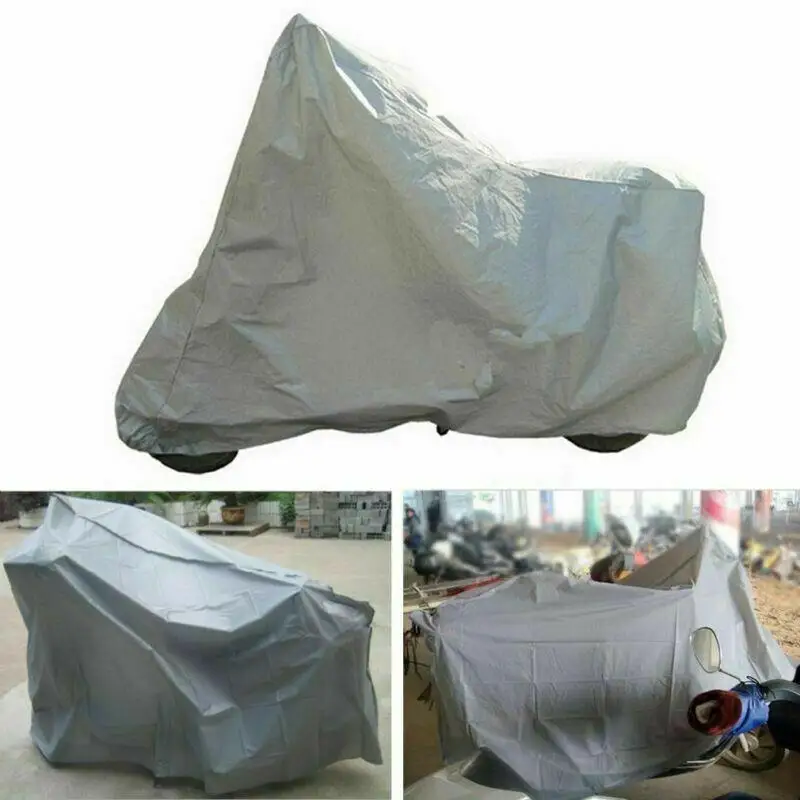 Waterproof PEVA Fabric Dust Proof UV Sun Rain Snow Full Motorcycle Cover Anti Protective Motors Scooter Bike Cover Raincoats
Waterproof PEVA Fabric Dust Proof UV Sun Rain Snow Full Motorcycle Cover Anti Protective Motors Scooter Bike Cover Raincoats