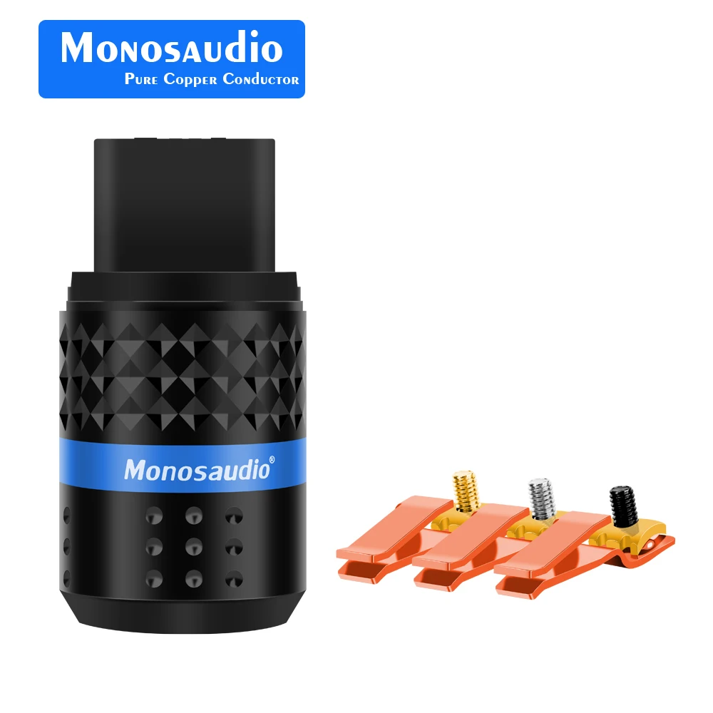 Monosaudio F122 C19 Pure Copper Rhodium Plated Audio Power IEC Connector Plug AC 20A Female Power Cord Audio Cable Connectors
Monosaudio F122 C19 Pure Copper Rhodium Plated Audio Power IEC Connector Plug AC 20A Female Power Cord Audio Cable Connectors