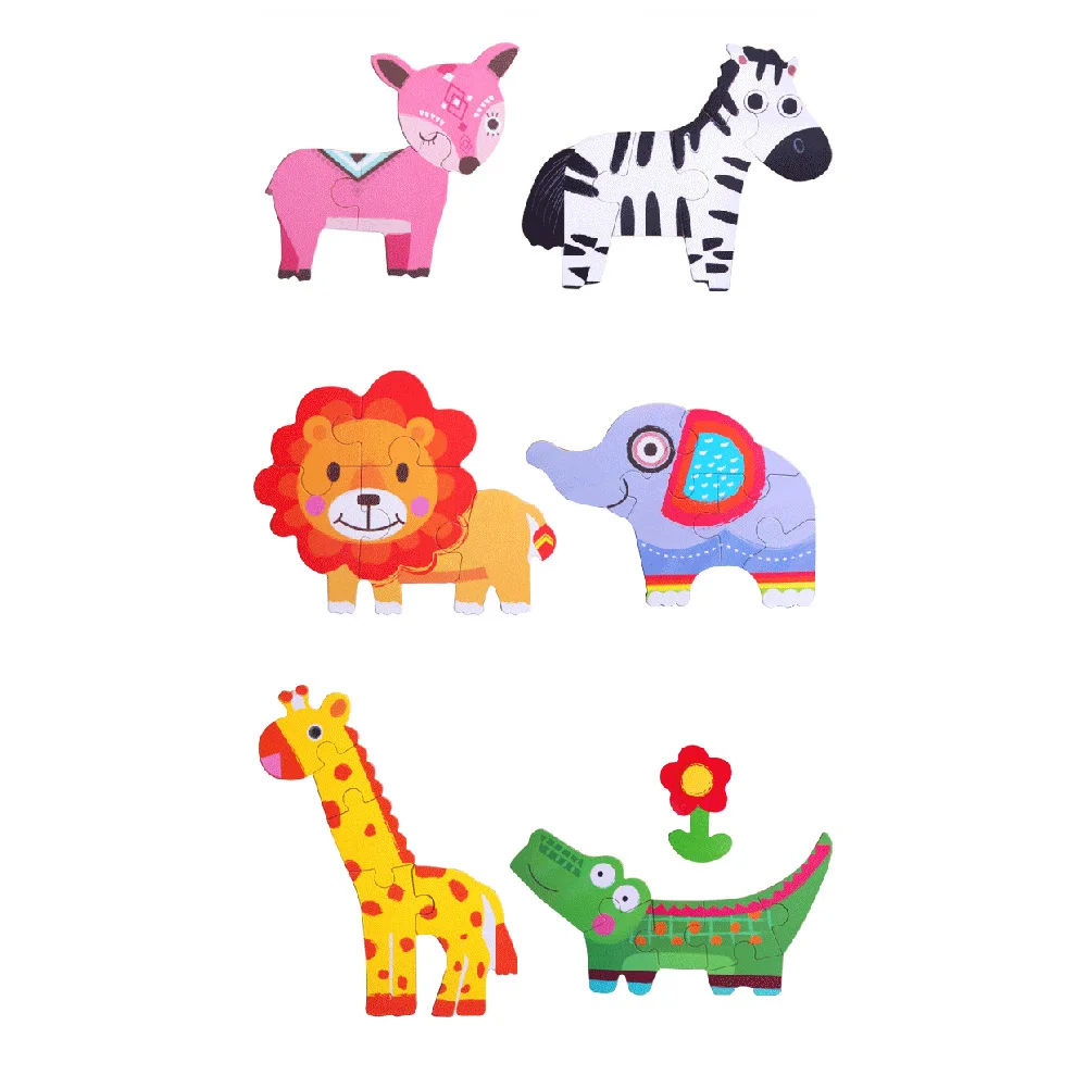 Fashion Teaser Assemble Toys Games Jigsaw 6-in-1 Toddler Fun Cartoon Animals Jigsaw Early Educational Toys Wooden Puzzles#37
Fashion Teaser Assemble Toys Games Jigsaw 6-in-1 Toddler Fun Cartoon Animals Jigsaw Early Educational Toys Wooden Puzzles#37