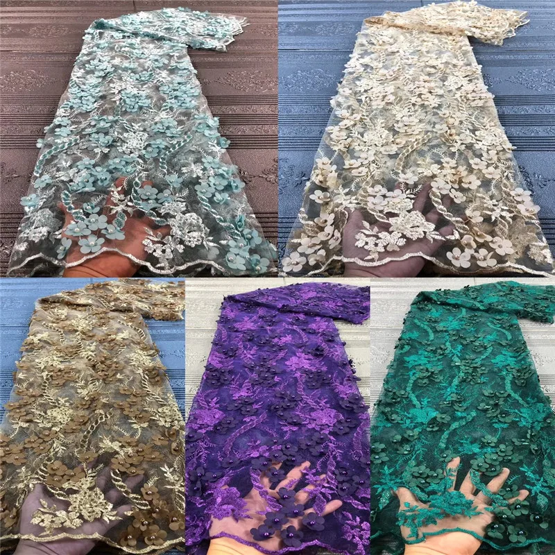 Madison Hot Sale African Net Lace Bridal Material 3D French Lace Fabric 2020 High Quality 3D Lace Fabric For Dresses
Madison Hot Sale African Net Lace Bridal Material 3D French Lace Fabric 2020 High Quality 3D Lace Fabric For Dresses