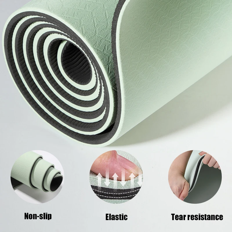 1830*610*6mm TPE Yoga Mat with Position Line Fitness Gymnastics Mats Sport Carpet Pads Non Slip Carpet Beginner Mats Yoga
1830*610*6mm TPE Yoga Mat with Position Line Fitness Gymnastics Mats Sport Carpet Pads Non Slip Carpet Beginner Mats Yoga