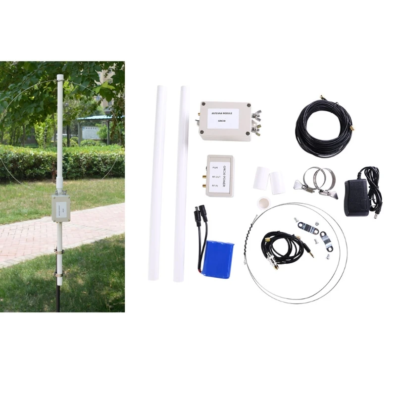 Radio Receiving Loop An-tenna SD-R Short-wave Radio An-tenna+Miniwhip GRC30 F-M M-W S-W AIR Ssb Shortwave
Radio Receiving Loop An-tenna SD-R Short-wave Radio An-tenna+Miniwhip GRC30 F-M M-W S-W AIR Ssb Shortwave