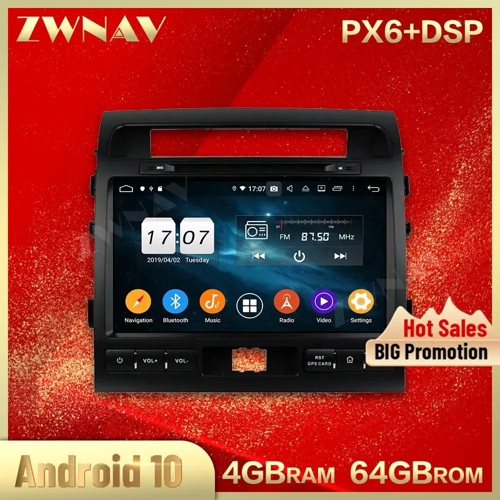 2 din Android 10.0 screen Car Multimedia player For TOYOTA LAND CRUISER LC200 2008-2015 BT video GPS navi head unit auto stereo
2 din Android 10.0 screen Car Multimedia player For TOYOTA LAND CRUISER LC200 2008-2015 BT video GPS navi head unit auto stereo