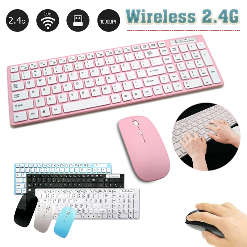 For PC Laptop 1pc 2.4GHz Wireless Gaming Keyboard And Mouse Set Ultra-slim Kaypad Adjustable 1600DPI Mice Combos Pohiks
For PC Laptop 1pc 2.4GHz Wireless Gaming Keyboard And Mouse Set Ultra-slim Kaypad Adjustable 1600DPI Mice Combos Pohiks