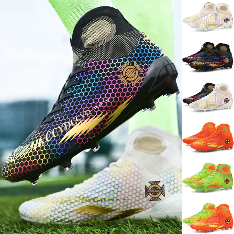 High Ankle Football Boots 2022 Turf For Boys Kids Indoor Soccer Cleats Men Artificial Glass Training Junior New Arrival Indor
High Ankle Football Boots 2022 Turf For Boys Kids Indoor Soccer Cleats Men Artificial Glass Training Junior New Arrival Indor