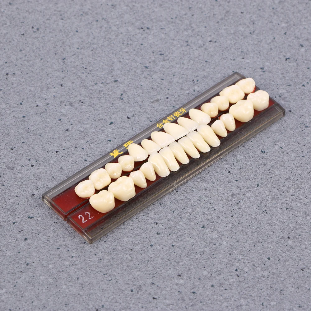 1 Box Porcelain Tooth Oral Material Color Shade Guide Teeth Accessories (Second Grade 22#)
1 Box Porcelain Tooth Oral Material Color Shade Guide Teeth Accessories (Second Grade 22#)