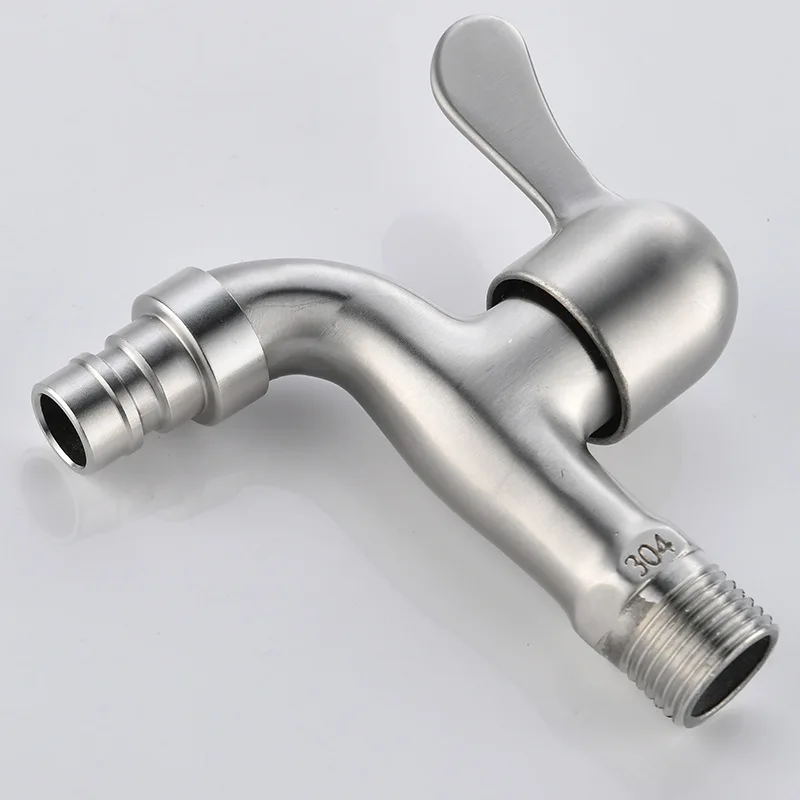 304 Stainless Steel Washing Machine Faucet G1/2 Quick Opening And Long Water Nozzle for Bathroom Garden Tools Mop Pool Tap
304 Stainless Steel Washing Machine Faucet G1/2 Quick Opening And Long Water Nozzle for Bathroom Garden Tools Mop Pool Tap