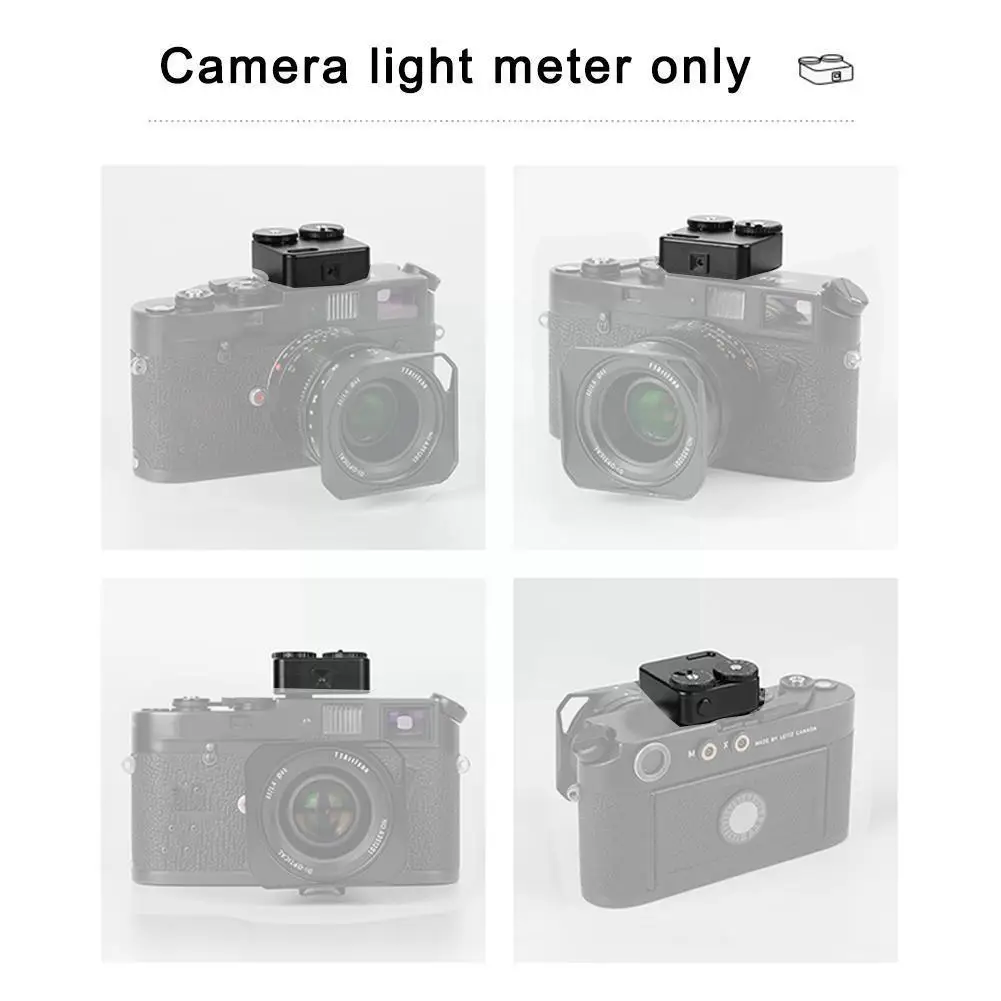 Type Exposure Meter D Hot Shoe Light Meter For Dual Lens Camera 120/135 Range Finder For Black Silver Color Su F5n6
Type Exposure Meter D Hot Shoe Light Meter For Dual Lens Camera 120/135 Range Finder For Black Silver Color Su F5n6