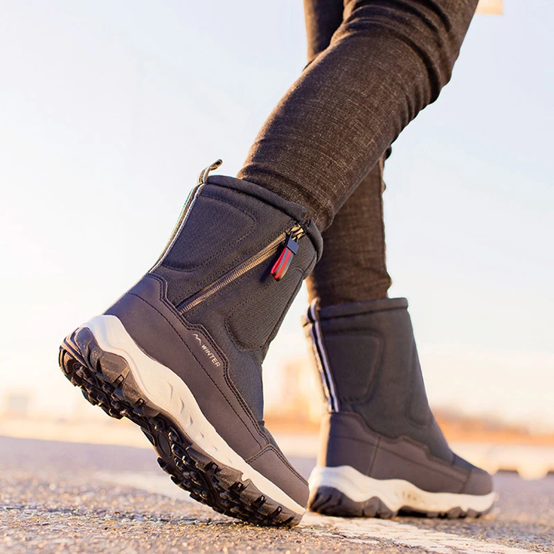 Men Boots Winter Shoes Warm Snow Boots Waterproof Non-slip Winter Boots Unisex Zip Thigh High Boots Windproof Platform Boots
Men Boots Winter Shoes Warm Snow Boots Waterproof Non-slip Winter Boots Unisex Zip Thigh High Boots Windproof Platform Boots
