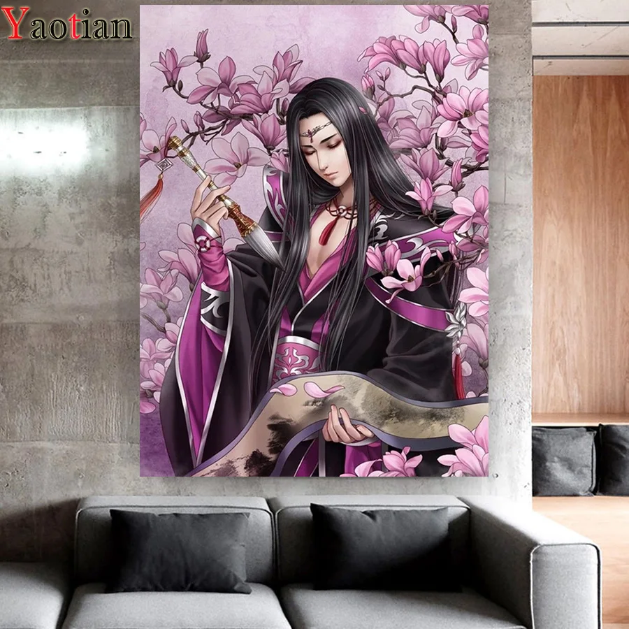 5D DIY diamond painting Pink magnolia anime character cross stitch full square round diamond Emeroidery mosaic art home decor
5D DIY diamond painting Pink magnolia anime character cross stitch full square round diamond Emeroidery mosaic art home decor