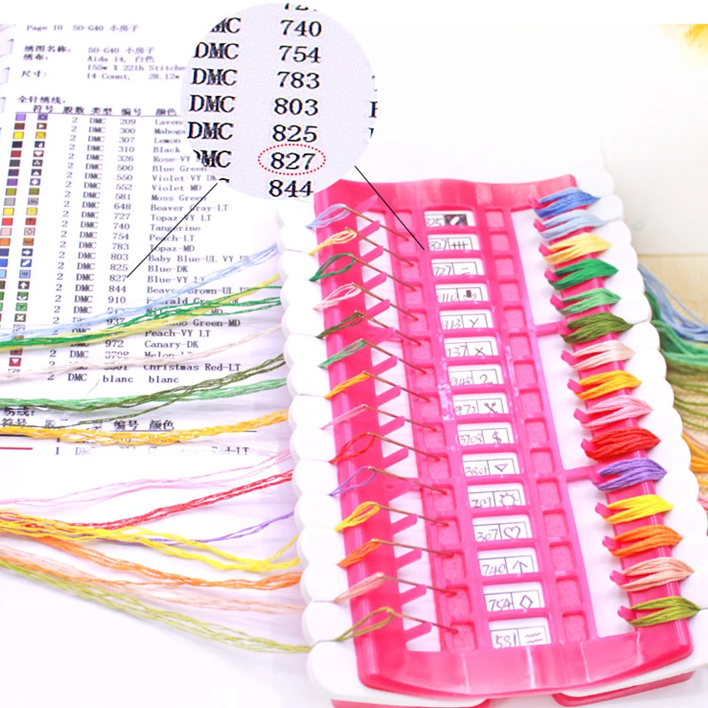 Cross Stitch Row Line Tool Yarn Floss Tread Organizer Sewing Needle Holder 50 Positions Cross Stitch Accessory
Cross Stitch Row Line Tool Yarn Floss Tread Organizer Sewing Needle Holder 50 Positions Cross Stitch Accessory