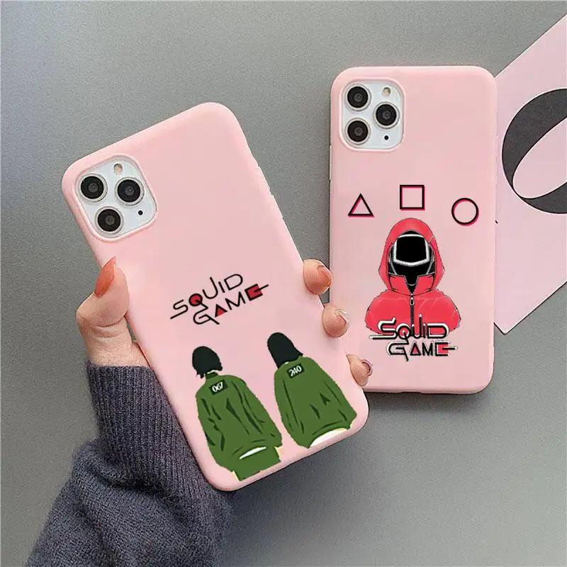 Squid Game Jiang Xiao Phone Case Candy Color for iPhone 6 6S 7 8 11 12 XS X SE 2020 XR mini pro Plus MAX mobile bags shell
Squid Game Jiang Xiao Phone Case Candy Color for iPhone 6 6S 7 8 11 12 XS X SE 2020 XR mini pro Plus MAX mobile bags shell
