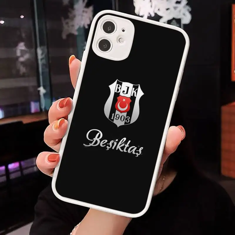 Turkey Besiktas Football Phone Case Matte transparent For White iPhone 12 Mini 11 Pro XR XS Max 7 8 Plus X Back Cover
Turkey Besiktas Football Phone Case Matte transparent For White iPhone 12 Mini 11 Pro XR XS Max 7 8 Plus X Back Cover