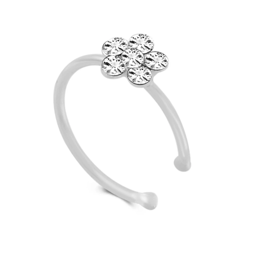MeUnisex Plum Flower Rhinestone Nose Stud Hoop Sparkly Nose Ring Body Piercing Fake Crystal Fashion On Non Piercing Nose Ring
MeUnisex Plum Flower Rhinestone Nose Stud Hoop Sparkly Nose Ring Body Piercing Fake Crystal Fashion On Non Piercing Nose Ring