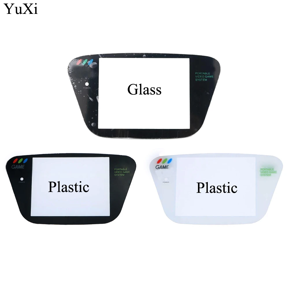 YuXi High quality Plastic & Glass Screen Lens Screen Cover Lens Replacement For Sega Game Gear GG screen Lens Protector
YuXi High quality Plastic & Glass Screen Lens Screen Cover Lens Replacement For Sega Game Gear GG screen Lens Protector