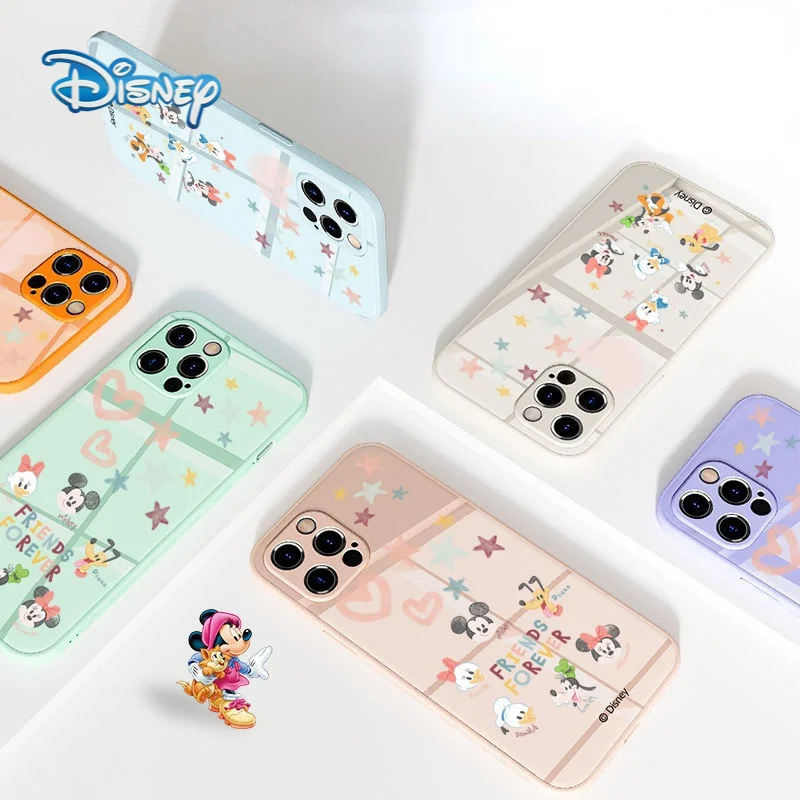 Disney Mickey Minnie Cartoon Glass Mobile Phone Case for iPhone 13 12 11 Pro Max Mini XR XS Plus Cute Cellphone Back Covers
Disney Mickey Minnie Cartoon Glass Mobile Phone Case for iPhone 13 12 11 Pro Max Mini XR XS Plus Cute Cellphone Back Covers