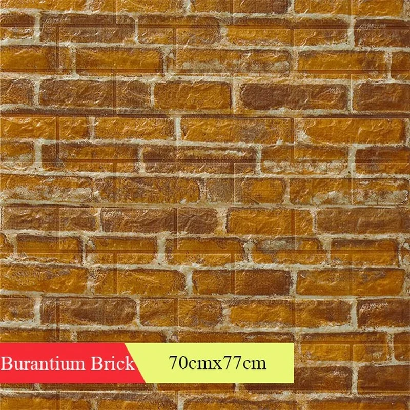 10pcs/bag PE Foam 3D Retro Simulated Brick Wall Stickers Waterproof Self-adhesive Wallpaper for Living Room Kids Bedroom Decor
10pcs/bag PE Foam 3D Retro Simulated Brick Wall Stickers Waterproof Self-adhesive Wallpaper for Living Room Kids Bedroom Decor