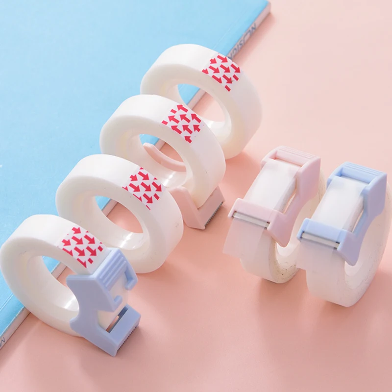 2pcs/set Clear Adhesive Tape with Tape Cutting Tool Writable Invisible Correction Tape School Stationery Protable Tape Dispenser
2pcs/set Clear Adhesive Tape with Tape Cutting Tool Writable Invisible Correction Tape School Stationery Protable Tape Dispenser