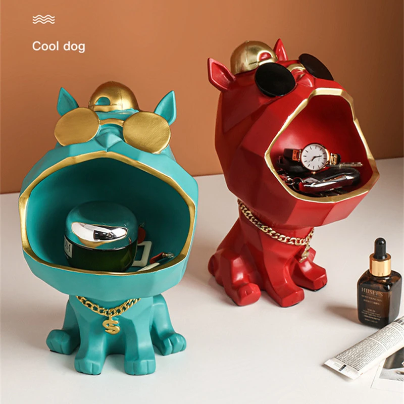 Cool Dog Figurine Big Mouth Dog Storage Box Sundry Storage Decor Modern Home Decoration Ornamental Resin Art Sculpture Figurines
Cool Dog Figurine Big Mouth Dog Storage Box Sundry Storage Decor Modern Home Decoration Ornamental Resin Art Sculpture Figurines