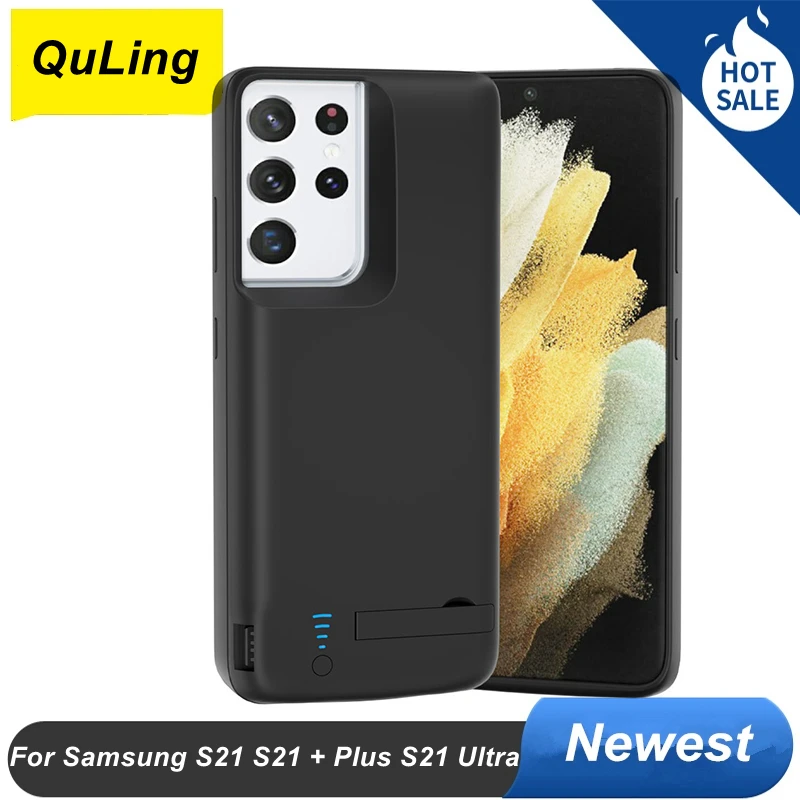 QuLing Battery Charger Case For Samsung Galaxy S21 S21 + Plus S21 Ultra Battery Case Power Bank Battery Case Cover
QuLing Battery Charger Case For Samsung Galaxy S21 S21 + Plus S21 Ultra Battery Case Power Bank Battery Case Cover