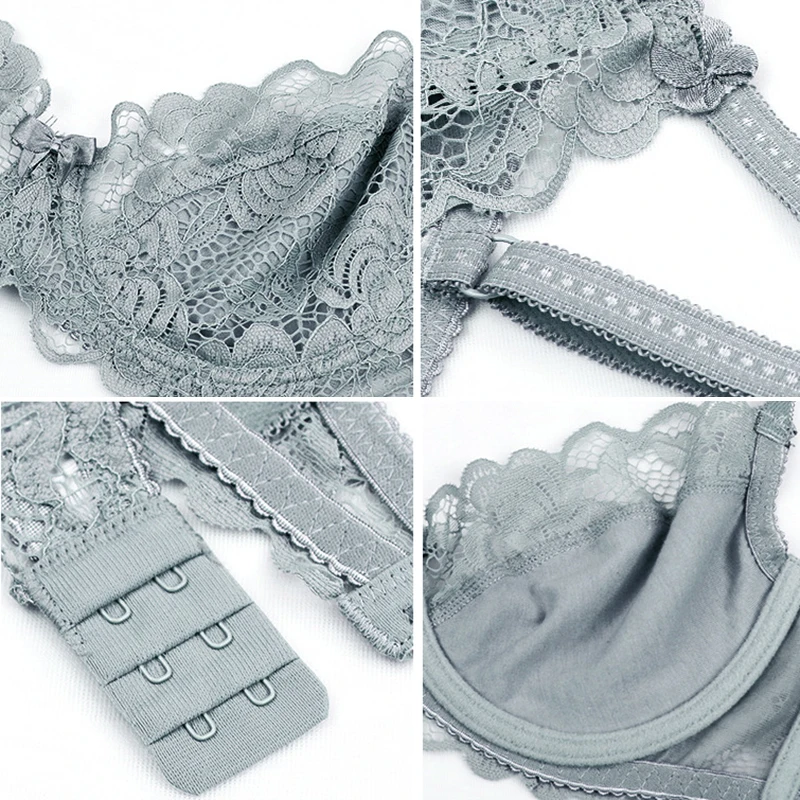 2 Pieces Lace Women Bra Top Sexy Lingerie Plus Size C D Cup Ultra Thin No Sponge Push Up Brassiere Embroidery Girls Underwear
2 Pieces Lace Women Bra Top Sexy Lingerie Plus Size C D Cup Ultra Thin No Sponge Push Up Brassiere Embroidery Girls Underwear