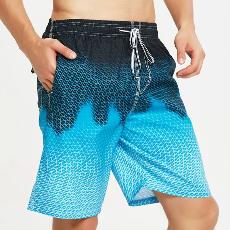 Men's 2021 summer new Euro American style large size quick drying 5-point beach shorts beach gradient beach swimming trunks
Men's 2021 summer new Euro American style large size quick drying 5-point beach shorts beach gradient beach swimming trunks