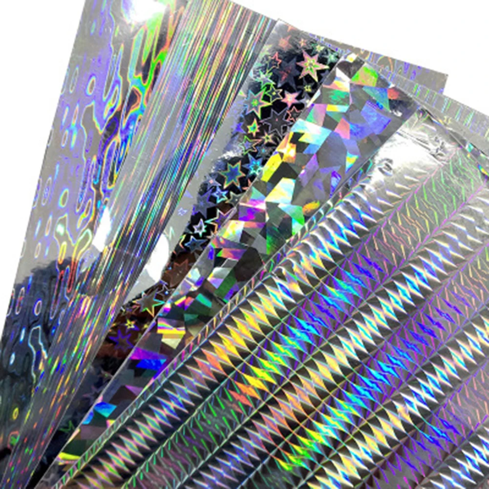 10 Pcs Fish Lure Scale Flash Sticky Paper 20x10cm Sticker DIY Fish Scale Bait Reflective Belt Refract Light Sequin Bionic Bait
10 Pcs Fish Lure Scale Flash Sticky Paper 20x10cm Sticker DIY Fish Scale Bait Reflective Belt Refract Light Sequin Bionic Bait
