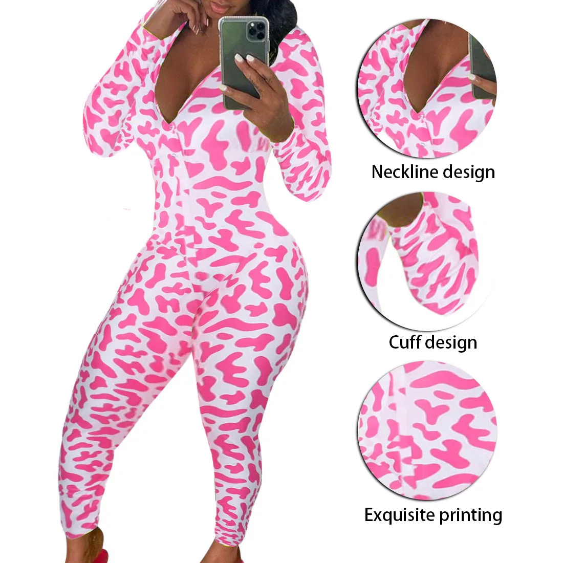 Lip Print Sexy Onesie for Adult Cartoon Pajamas Onesie Pyjamas Women Sleepwear Long Jumpsuit Christmas Party Wear Winter Full
Lip Print Sexy Onesie for Adult Cartoon Pajamas Onesie Pyjamas Women Sleepwear Long Jumpsuit Christmas Party Wear Winter Full