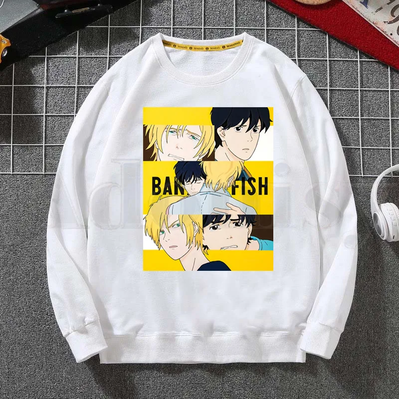 Japanese Anime Banana Fish Manga Unisex Hoodies Sweatshirt Print Trend Mens Clothes Hip-Hop Male Crewneck Hoodies Men
Japanese Anime Banana Fish Manga Unisex Hoodies Sweatshirt Print Trend Mens Clothes Hip-Hop Male Crewneck Hoodies Men