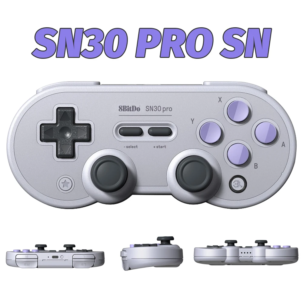 8Bitdo SN30 Pro Gamepad Support-Bluetooth Wireless Controller for Nintendo Switch/ MacOS/ Android/ Raspberry Pi /Windows Control
8Bitdo SN30 Pro Gamepad Support-Bluetooth Wireless Controller for Nintendo Switch/ MacOS/ Android/ Raspberry Pi /Windows Control