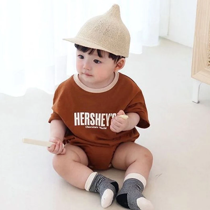 Baby Clothes Summer New Fashion Short-Sleeve Letter Print Infant Baby Jumpsuits Clothing Casual Baby Boy Girl Romper 3-24 Months
Baby Clothes Summer New Fashion Short-Sleeve Letter Print Infant Baby Jumpsuits Clothing Casual Baby Boy Girl Romper 3-24 Months