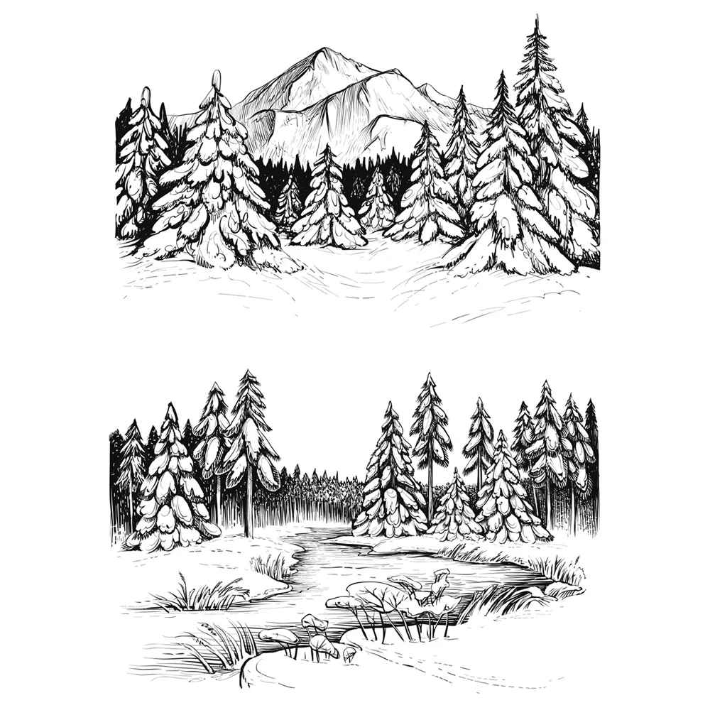ZhuoAng Mountains And Trees Stamp/Seal for DIY Scrapbooking/Photo Album Decorative Card Making Clear Stamps / Seamless Stamp
ZhuoAng Mountains And Trees Stamp/Seal for DIY Scrapbooking/Photo Album Decorative Card Making Clear Stamps / Seamless Stamp