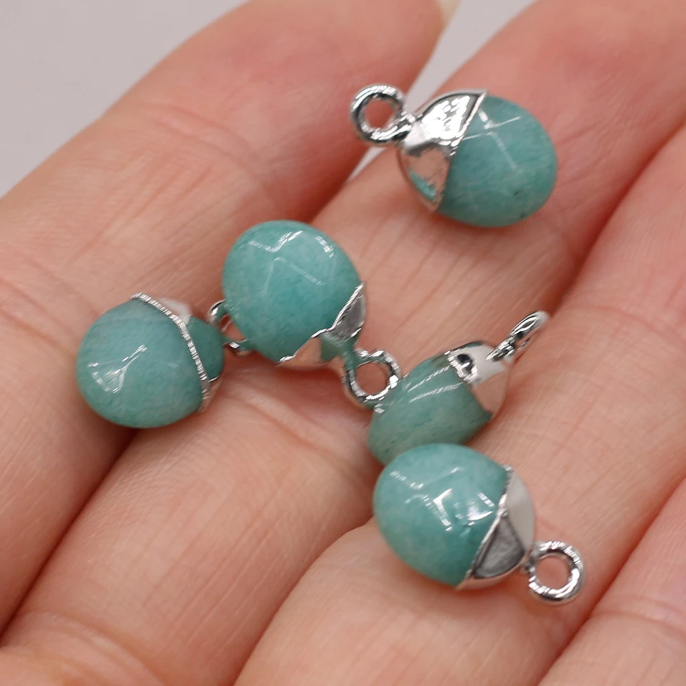2Pcs Fashion Flat Round Pendant Natural Faceted Stone Light Green Charms for DIY Earring Necklace Accessories Women Jewelry Gift
2Pcs Fashion Flat Round Pendant Natural Faceted Stone Light Green Charms for DIY Earring Necklace Accessories Women Jewelry Gift