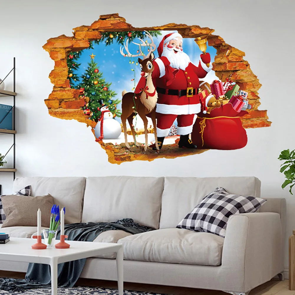 3D Fake Window Christmas Wall Stickers Santa Claus Children's Room Bedroom Living Room Background Decoration Stickers 2022
3D Fake Window Christmas Wall Stickers Santa Claus Children's Room Bedroom Living Room Background Decoration Stickers 2022