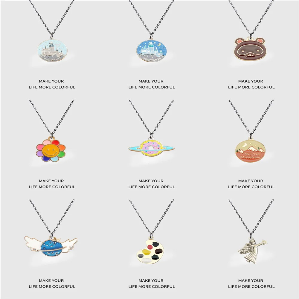 New Kawaii Cartoon Pendant Necklace Fashion Planet Anime Decoration Jewelry Steel Chain Collar Trendy Personality Party Gift
New Kawaii Cartoon Pendant Necklace Fashion Planet Anime Decoration Jewelry Steel Chain Collar Trendy Personality Party Gift