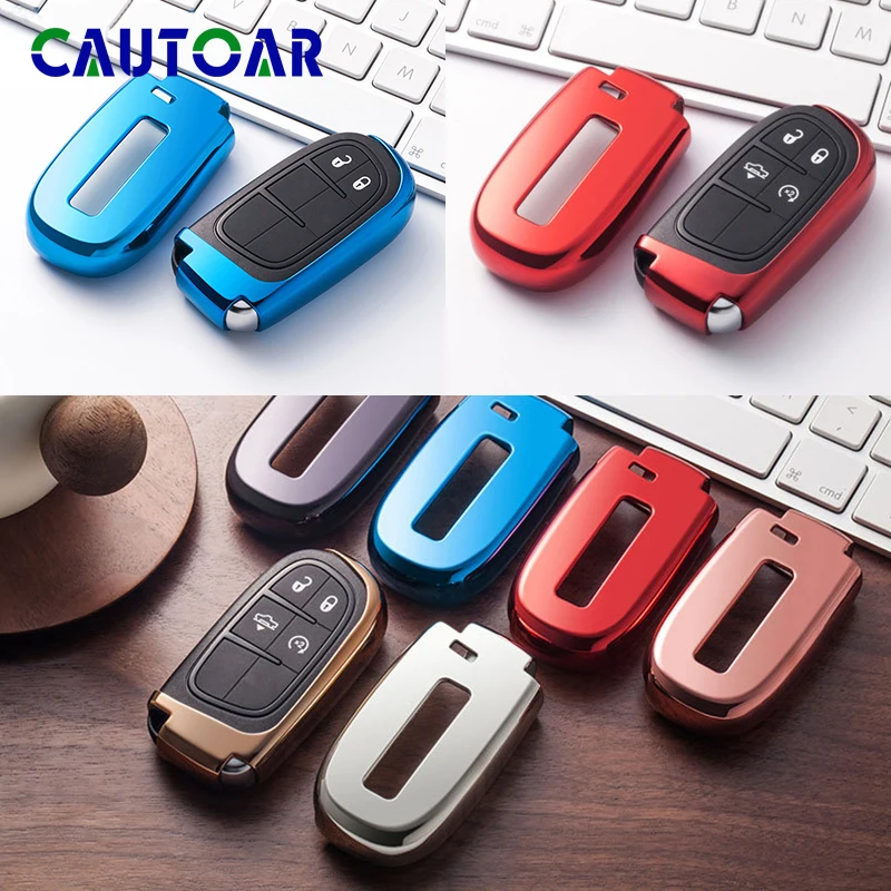 Soft TPU Car Key Cover Case Key Chain Protector Key Shell For Jeep Grand Cherokee Chrysler 300C Renegade Fiat Freemont 2018
Soft TPU Car Key Cover Case Key Chain Protector Key Shell For Jeep Grand Cherokee Chrysler 300C Renegade Fiat Freemont 2018