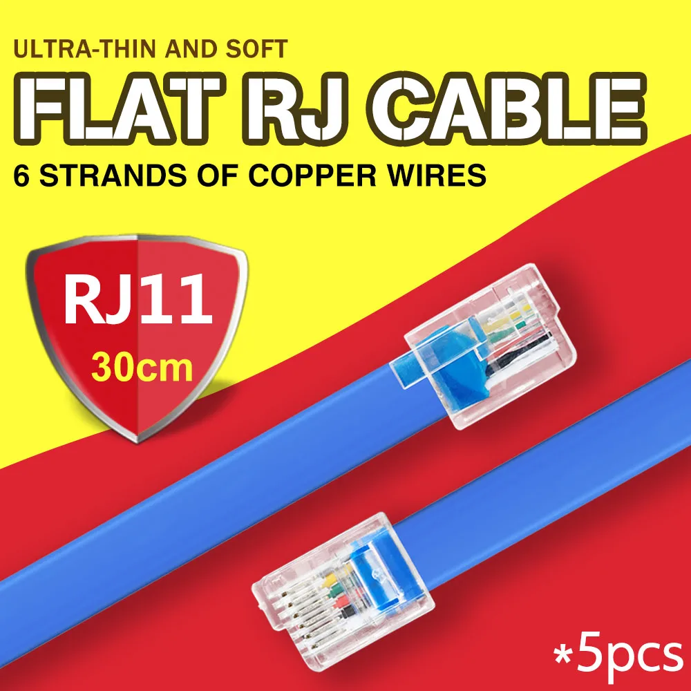 5 шт. 30 см синий RJ11 Легко Подключаемый кабель с кристальным портом для легкой штепсельной платы/Легко Подключаемый сенсор 6 заказов 
5 шт. 30 см синий RJ11 Легко Подключаемый кабель с кристальным портом для легкой штепсельной платы/Легко Подключаемый сенсор 6 заказов