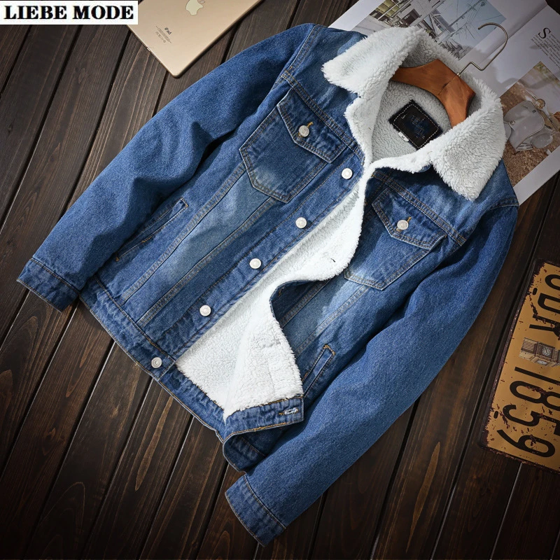 Men's Black Blue Autumn Winter Men Classic Thick Warm Fleece Denim Jacket Coat Men Cashmere Motor Jeans Jacket Plus Size 5xl 6xl
Men's Black Blue Autumn Winter Men Classic Thick Warm Fleece Denim Jacket Coat Men Cashmere Motor Jeans Jacket Plus Size 5xl 6xl