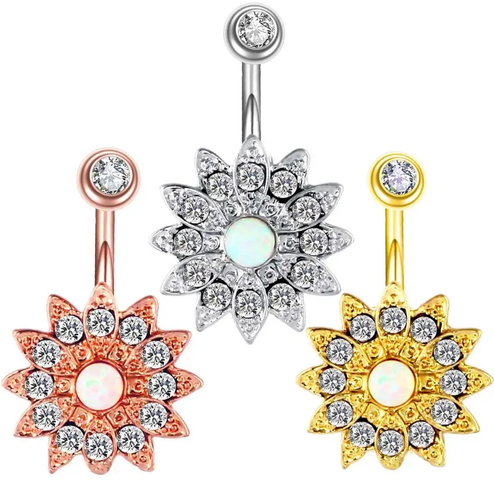 1pc Sun Navel Ring Belly Button Rings Piercing Stainless Steel Sexy Belly Piercing for Women Body Jewelry
1pc Sun Navel Ring Belly Button Rings Piercing Stainless Steel Sexy Belly Piercing for Women Body Jewelry