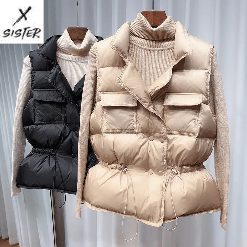 2021 New Ultra Light Down Vest Women Short Vest Windproof Lightweight Warm Waistcoat Female White Duck Down Coat Sleeveless
2021 New Ultra Light Down Vest Women Short Vest Windproof Lightweight Warm Waistcoat Female White Duck Down Coat Sleeveless