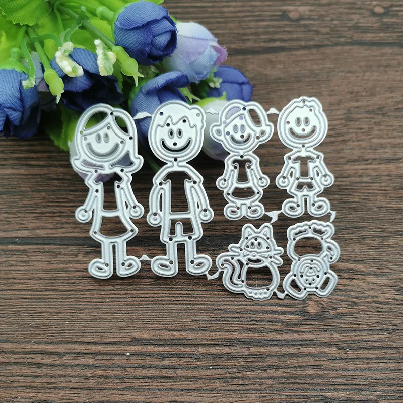 Family members craft Metal Cutting Dies Stencils For DIY Scrapbooking Decorative Embossing Handcraft Die Cutting Template 
Family members craft Metal Cutting Dies Stencils For DIY Scrapbooking Decorative Embossing Handcraft Die Cutting Template